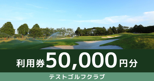 【50,000円分】テストゴルフクラブで使えるチケット