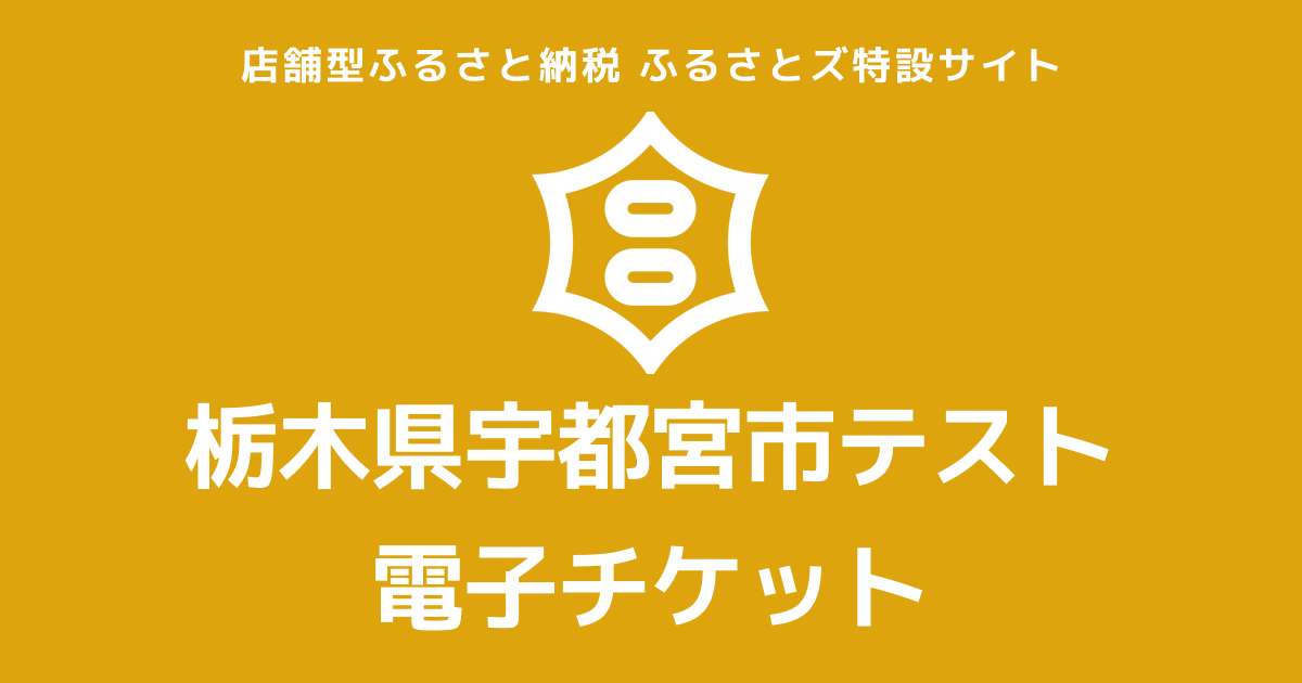 【電子チケット】テスト返礼品
