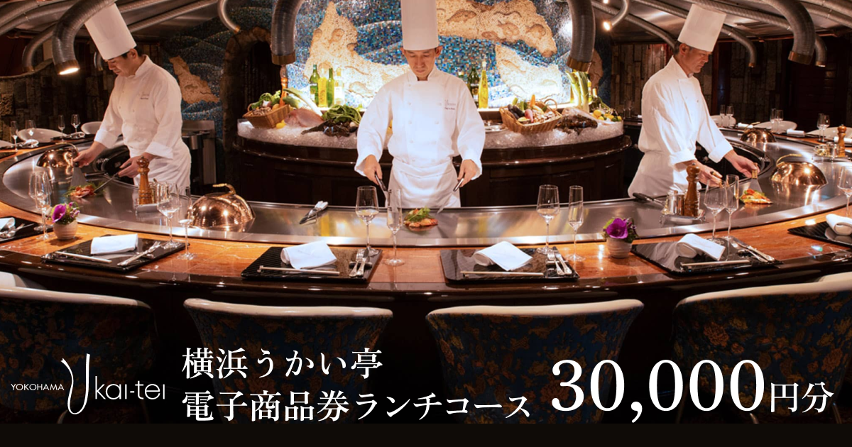 【30,000円分】テスト横浜うかい亭　お食事券