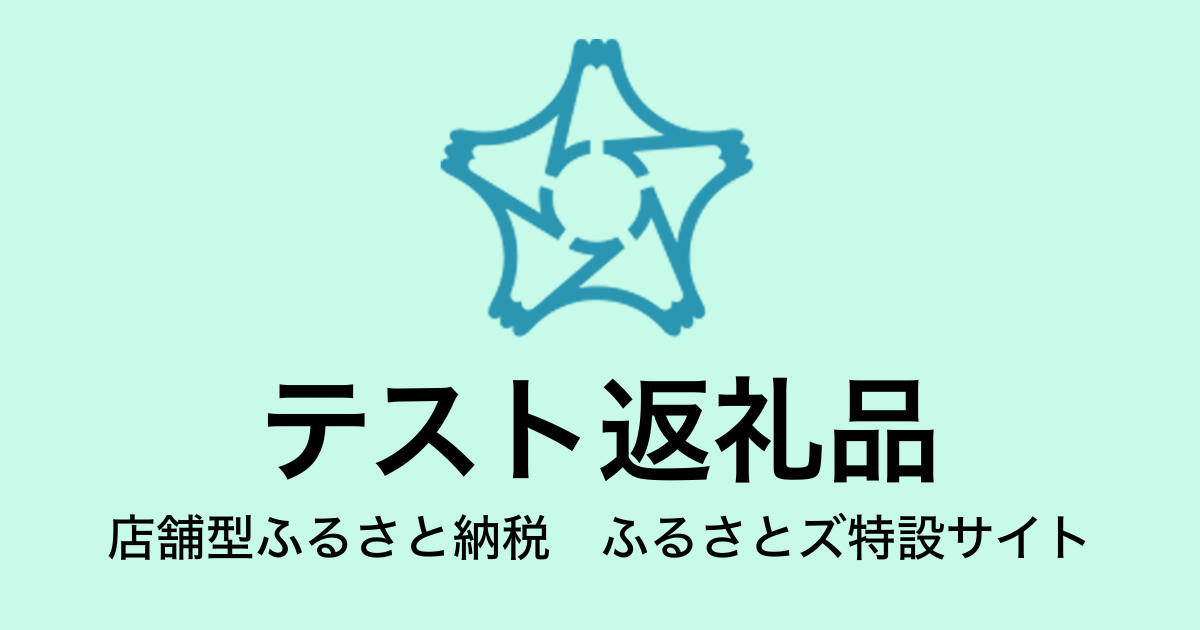 【通常】テスト返礼品