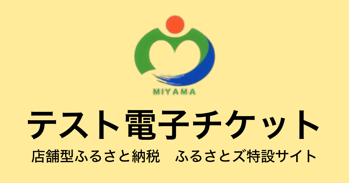 【電子チケット】テスト返礼品（3,000円×3枚）