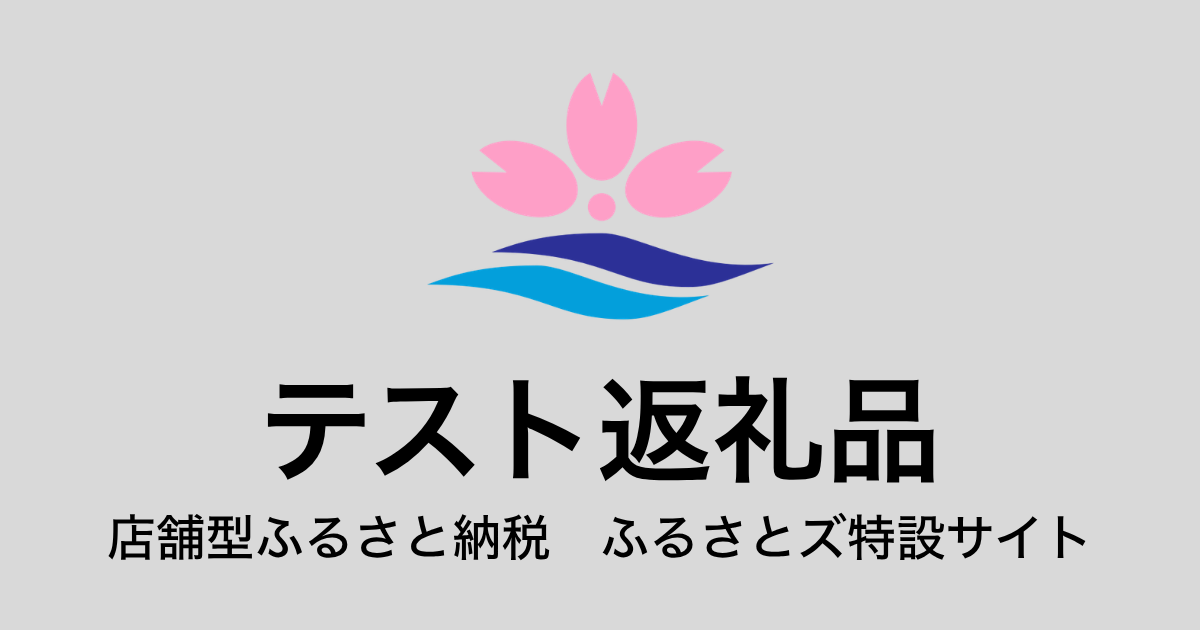 【通常】テスト返礼品（9,000円分）