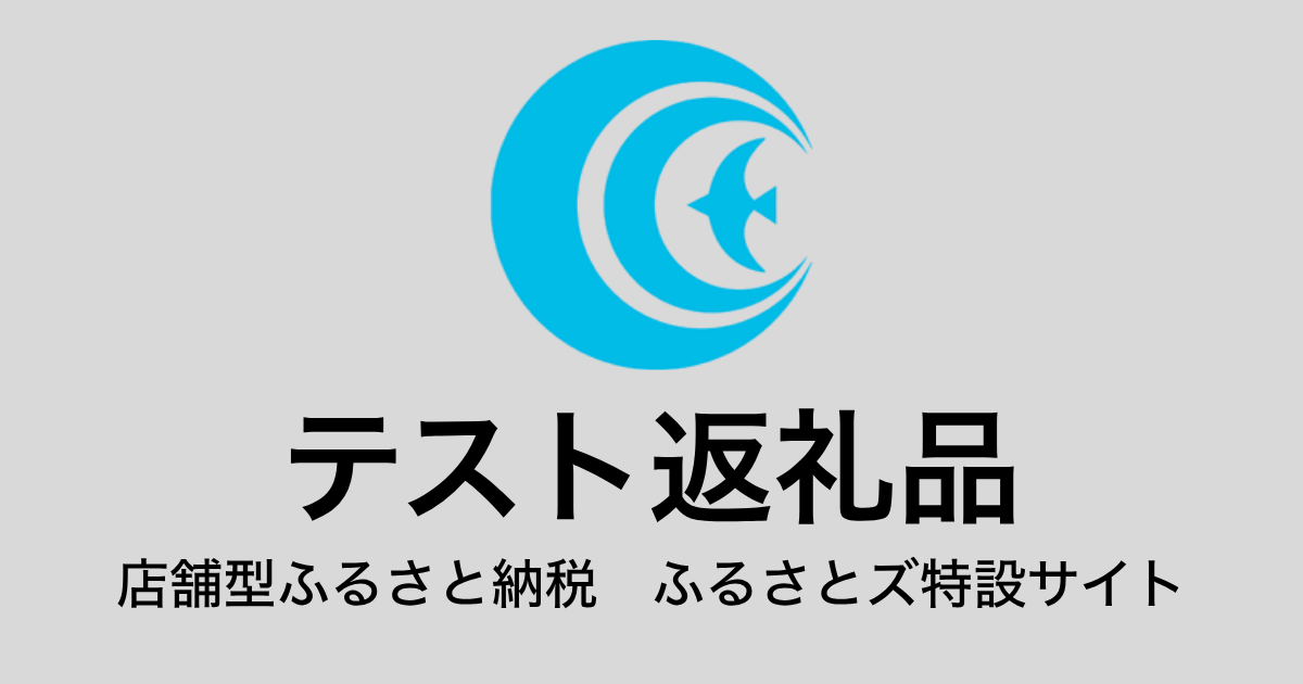 【通常】テスト返礼品（9,000円分）